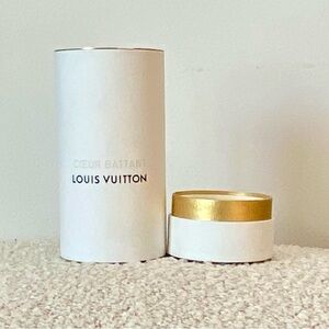 Louis Vuitton Round Perfume Box - gold top and trim - from perfume Ceur Battant
